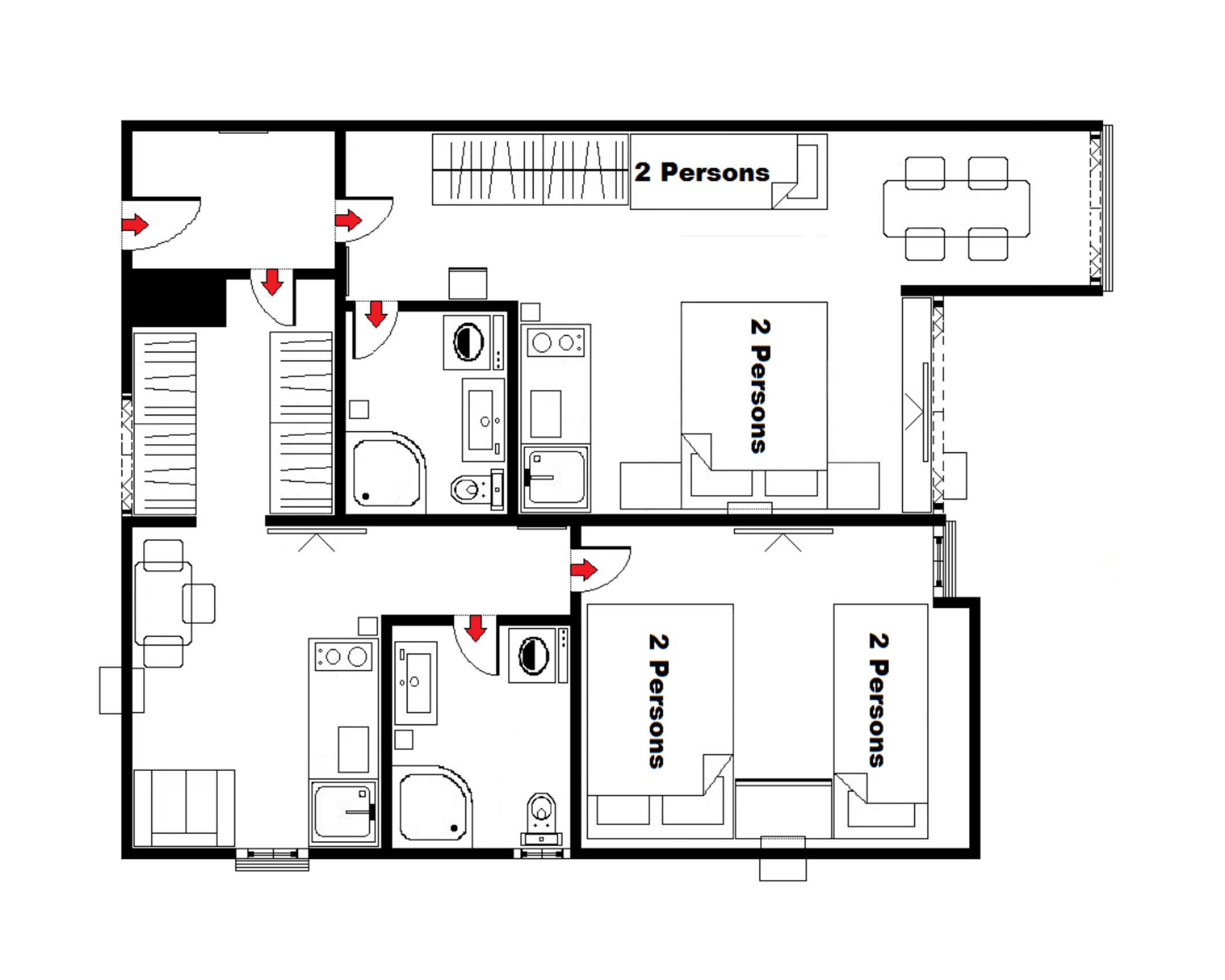 D&D Apartments 3 ブドヴァ エクステリア 写真